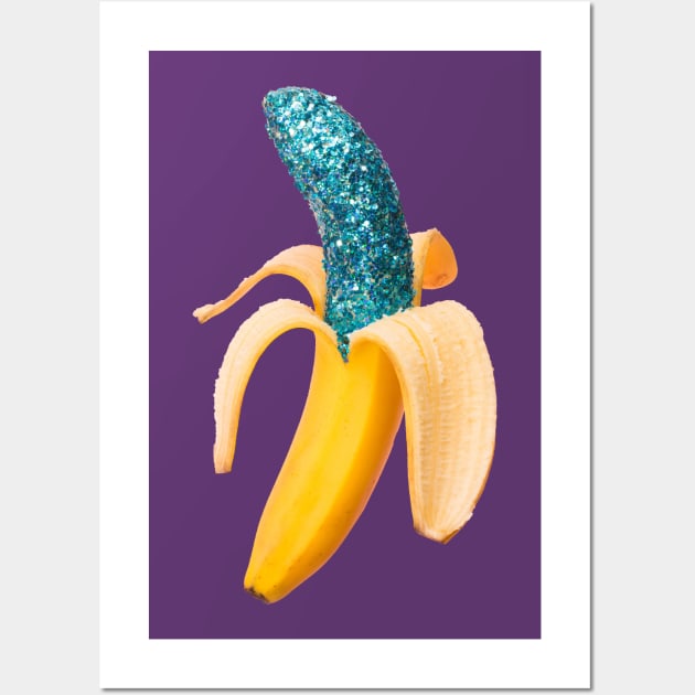 Glitter banana Wall Art by byb